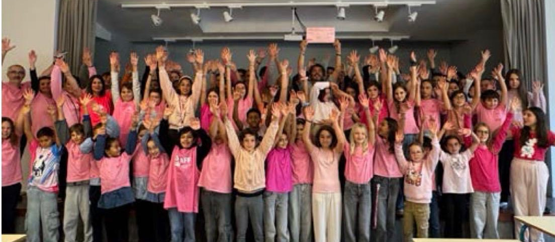 La remise du chèque à Marseille en Rose