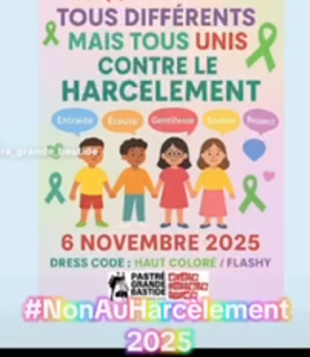 La vidéo de la journée « Non au Harcèlement » école, collège et lycée